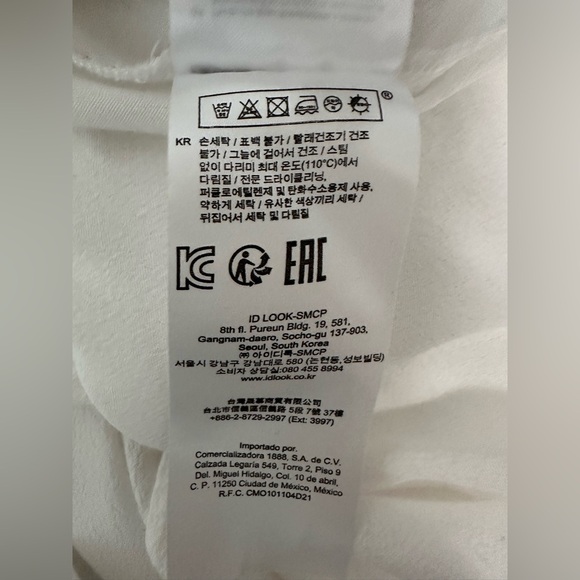 MAJE Lexia Cocoon Tunic Top Ecru Lace Hem V-Neck Blouse size 1 - Picture 13 of 14